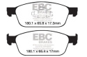 DPX2145 Ultimax2 Främre Bromsbelägg (Gata) EBC Brakes