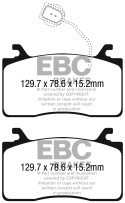 DPX2325 Ultimax2 Främre Bromsbelägg (Gata) EBC Brakes