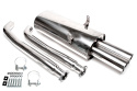 BMW 3er Sedan, 3er Coupe, 3er Cabriolet, 3er Touring 3er Serie Sedan, Typ E36, / 3er Serie Coupe, Typ E36, / 3er Serie Cabriolet, Typ E36, 1990-1999 Rostfritt Sportavgassystem Catback TA Technix