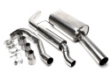 VW Golf I Cabriolet, Scirocco II Golf I Cabriolet, Typ 155, / Scirocco II, Typ 53B 1984-1993 Rostfritt Sportavgassystem Catback TA Technix