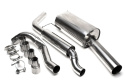 VW Golf 1 Cabriolet ,Scirocco II Golf I Cabriolet, Typ 155, / Scirocco II, Typ 53B 1984 -1993 Rostfritt Sportavgassystem Catback TA Technix