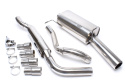 VW Golf I Cabriolet, Scirocco II Golf I Cabriolet, Typ 155, / Scirocco II, Typ 53B 1984-1993 Rostfritt Sportavgassystem Catback TA Technix