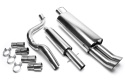 Audi /Seat / VW A3, Leon,  Golf IV A3, Typ 8L, / Leon, Typ 1M, / Golf IV, Typ 1J 1996-2005 Rostfritt Sportavgassystem Catback TA Technix
