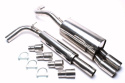 Seat / VW Arosa, Lupo Arosa, Typ 6H_, / Lupo, Typ 6X, 6E 1997-2005 Rostfritt Sportavgassystem Catback TA Technix