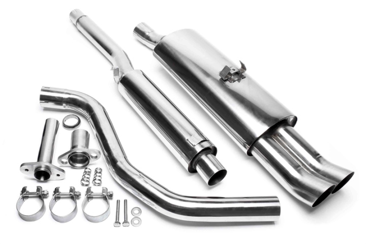 VW Polo, Polo Coupe, Polo Classic 86C 1987-1994 Rostfritt Sportavgassystem Catback TA Technix i gruppen Välj bilmodell / VW hos DDESIGN Scandinavia AB (EVOP3AED76)