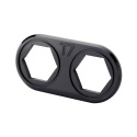 Bulkhead Plåtkit - Dubbel, Bakplatta & O-ringar - Svart  T7 Design