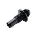 16 mm - AN10 (5/8\'\' - AN10) Bulkhead Slangadapter & Låsmutter - Svart  T7 Design