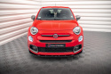 Fiat 500X Sport Mk1 Facelift 2019+ Frontläpp / Frontsplitter V.1 Maxton Design