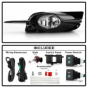 Honda Civic 09-11 2Dr OEM Dimljus Med Switch Klara Spyder Auto