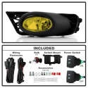 Honda Civic 09-11 4Dr OEM Dimljus Med Switch Gul Spyder Auto