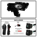 Mazda 3 07-08 4Dr OEM Dimljus (Passar ej Sport/Gt eller Hatchback) Med Switch - Klara Spyder Auto