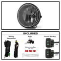 Toyota Tacoma 05-11 / Solara 04-06 / Sequoia 08-11 / Tundra 07-13 (w/o cover) OEM Dimljus Med Switch Röktonade Spyder Auto