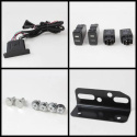 Toyota FJ Cruiser 07-14 Dimljus Med LED Daytime Running Lights Med Switch - Svarta Spyder Auto