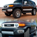 Toyota FJ Cruiser 07-14 Dimljus Med LED Daytime Running Lights Med Switch Klara Spyder Auto