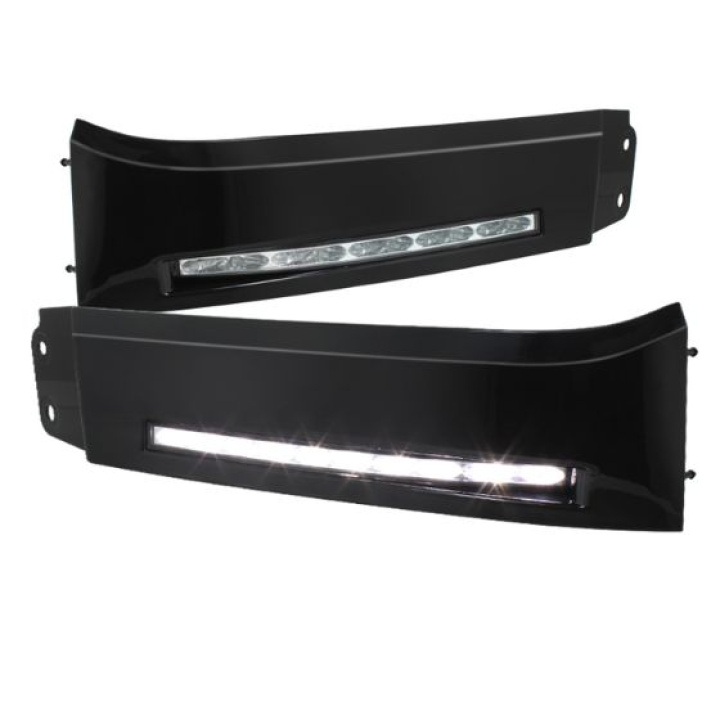 FL-DRL-TTU07-BK Toyota Tundra 07-13 Daytime LED Running Lights (XSP-X Modeller Look) Utan Switch - Svarta Spyder Auto