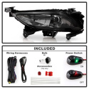Hyundai Sonata 2011-2012 OE Style Dimljus Med Switch - Röktonade Spyder Auto