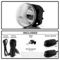 Jeep Grand Cherokee 05-09 / Commander 06-08 / Chrysler 300 SRT8 / Durango 07-09 OEM Dimljus Med Switch - Klara Spyder Auto