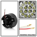 Jeep Grand Cherokee 05-09 / Commander 06-08 / Chrysler 300C Durango 07-09 / Mitsubishi Raider 06-09 LED Dimljus Med Switch - Klara Spyder Auto