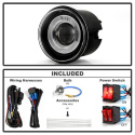Chrysler 300C 05-10 / 300 05-08 (W/O Touring & Washer) / Dodge Charger SRT-8 06 / Caliber SRT-4 08-09 Projektor Dimljus Med Switch - Klara Spyder Auto