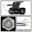 Chevy Silverado 99-02 / Chevy Suburban 00-06 Halo Projektor Dimljus Med Switch -Röktonade Spyder Auto