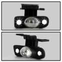 Chevy Silverado 99-02 / Chevy Suburban 00-06 Halo Projektor Dimljus Med Switch - Klara Spyder Auto