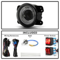 Magnum 05-08 / Journey 09-10 / Chrysler 300 05-10 / PT Cruiser 06-09 / Jeep Wrangler 07-09 Projektor Dimljus Med Switch - Röktonade Spyder Auto