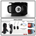 Ford F150 99-03 / F150 Heritage 04 / Expedition 99-02 (Passar ej Lightning) Halo Projektor Dimljus Med Switch - Klara Spyder Auto