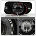 Jeep Grand Cherokee 99-04 Halo Projektor Dimljus Med Switch - Röktonade Spyder Auto