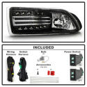 Scion TC 05-10 LED Dimljus Med Switch - Klara Spyder Auto