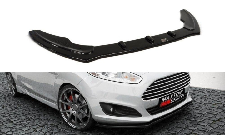 Ford Fiesta MK7 Facelift 2012-2017 Frontläpp / Frontsplitter Maxton Design i gruppen Välj bilmodell / Ford / Fiesta MK7 Facelift 12-17 / Styling hos DDESIGN Scandinavia AB (FO-FI-7F-FD1G)