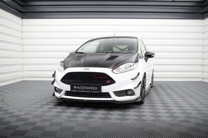 Ford Fiesta ST 2013-2016 Frontsplitter V.5 Maxton Design i gruppen Välj bilmodell / Ford / Fiesta MK7 Facelift 12-17 / Styling hos DDESIGN Scandinavia AB (FO-FI-7F-ST-FD5G)