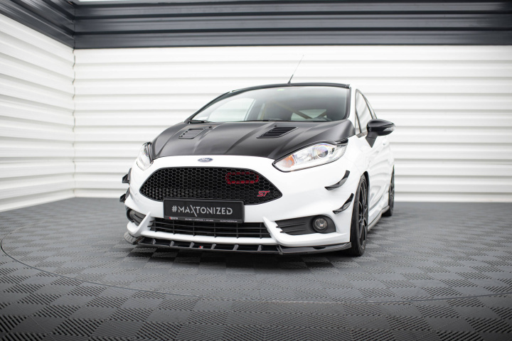 Ford Fiesta ST 2013-2017 Frontsplitter V.6 Maxton Design i gruppen Välj bilmodell / Ford / Fiesta MK7 Facelift 12-17 / Styling hos DDESIGN Scandinavia AB (FO-FI-7F-ST-FD6G)