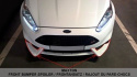 Ford Fiesta ST Mk7 FL (Fit Maxton Design Bumper) 2013-2017 Frontsplitter / Frontläpp Maxton Design