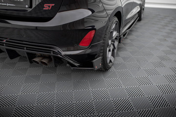 Ford Fiesta ST MK8 2018+ Bakre Sidoextensions V.4 Maxton Design i gruppen Välj bilmodell / Ford / Fiesta MK8 17+ / Styling hos DDESIGN Scandinavia AB (FO-FI-8-STLINE-RSD4G-RSF)