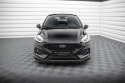Ford Fiesta MK8 ST / ST-Line Facelift 2021+ Frontsplitter V.2 Maxton Design