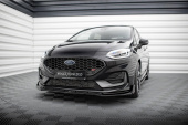 Ford Fiesta MK8 ST / ST-Line Facelift 2021+ Frontsplitter V.4 med Splitters Maxton Design