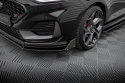 Ford Fiesta MK8 ST / ST-Line Facelift 2021+ Frontsplitter V.4 med Splitters Maxton Design