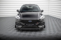 Ford Fiesta MK8 ST / ST-Line Facelift 2021+ Frontsplitter V.4 med Splitters Maxton Design
