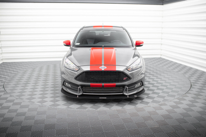 FO-FO-3F-ST-CNC-FD1A Ford Focus ST 2015-2018 Racing Frontsplitter FL V.1 Maxton Design