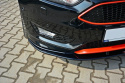 Ford Focus ST-Line MK3 Facelift 2015-2018 Frontläpp / Frontsplitter V.1 Maxton Design