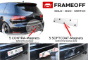 Magneter till Registreringsplåt (1st regskylt) FRAMEOFF SOLO