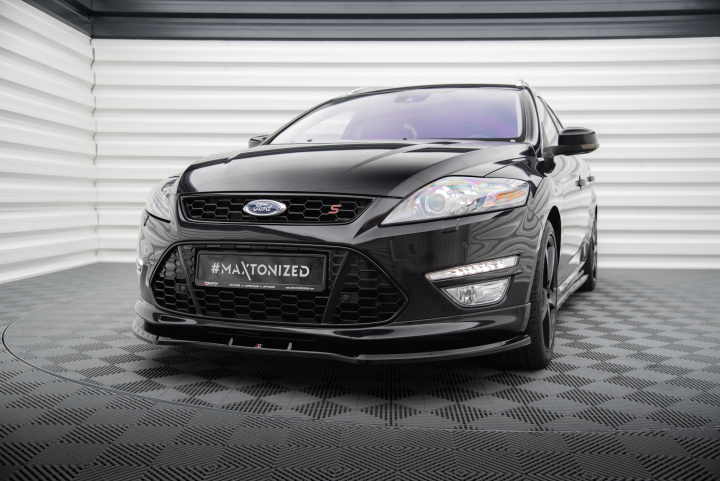 Ford Mondeo Kombi ST-Line Mk4 Facelift 2010-2014 Frontläpp / Frontsplitter V.1 Maxton Design i gruppen Välj bilmodell / Ford / Mondeo Mk4 08-13 / Styling hos DDESIGN Scandinavia AB (FO-MO-4-STLINE-K-FD1G)