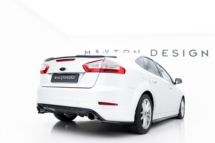 Ford Mondeo ST-Line Sedan Mk4 Facelift 2010-2014 Bakre Sidoextensions Maxton Design i gruppen Välj bilmodell / Ford / Mondeo Mk4 08-13 / Styling hos DDESIGN Scandinavia AB (FO-MO-4-STLINE-RSD1G)