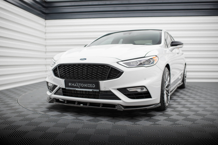 Ford Mondeo Sport Mk5 Facelift 2019-2022 / Fusion Sport Mk2 Facelift 2019-2020 Frontläpp / Frontsplitter V.1 Maxton Design i gruppen Välj bilmodell / Ford / Mondeo Mk5 14-22 / Styling hos DDESIGN Scandinavia AB (FO-MO-5F-SPORT-FD1G)