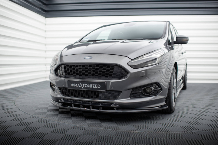 Ford S-Max ST-Line Mk2 2014-2019 Frontläpp / Frontsplitter V.1 Maxton Design i gruppen Välj bilmodell / Ford / S-Max hos DDESIGN Scandinavia AB (FO-SMAX-2-STLINE-FD1G)