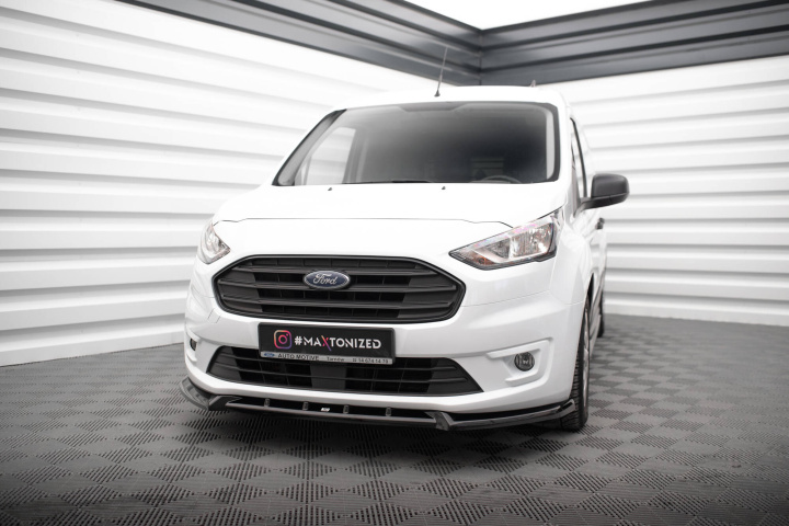 Ford Transit Connect Mk2 Facelift 2017-2023 Frontsplitter V.2 Maxton Design i gruppen Välj bilmodell / Ford / Transit / Styling hos DDESIGN Scandinavia AB (FO-TR-CON-3-FD2G)