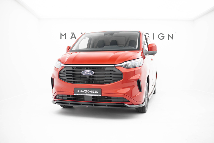 Ford Transit Custom / Tourneo Custom Mk2 2023+ Frontsplitter / Frontläpp V.2 Maxton Design i gruppen Välj bilmodell / Ford / Transit / Styling hos DDESIGN Scandinavia AB (FO-TRC-2-FD2GFD2RG)