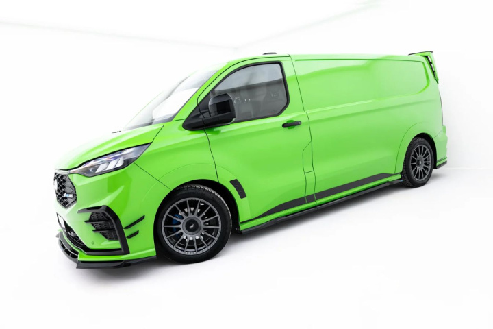Ford Transit Custom MSRT Mk2 2023+ Sidoextensions Maxton Design i gruppen Välj bilmodell / Ford / Transit / Styling hos DDESIGN Scandinavia AB (FO-TRC-2-MSRT-SD1A-BG)