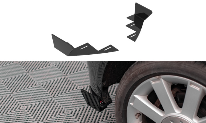 Ford Fiesta ST MK6 2004-2008 Add-On Till Racing Bak Sido Splitters Maxton Design i gruppen Välj bilmodell / Ford / Fiesta MK6 01-08 / Styling hos DDESIGN Scandinavia AB (FOFI6STCNC-RSF1G)