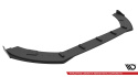 Ford Fiesta ST Mk8 Facelift 2021-2024 Street Pro Frontläpp / Frontsplitter + Flaps Svart/Röd + Blanka Flaps Maxton Design